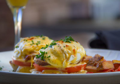 Duck Eggs Benedict at Noble Hops in Tucson (Photo by Mark Navarro)