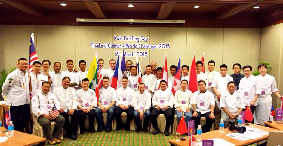 All participating chefs at Thai Culinary World Challenge