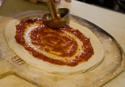 Pizza in the making (Credit: Scordato's Pizzeria)