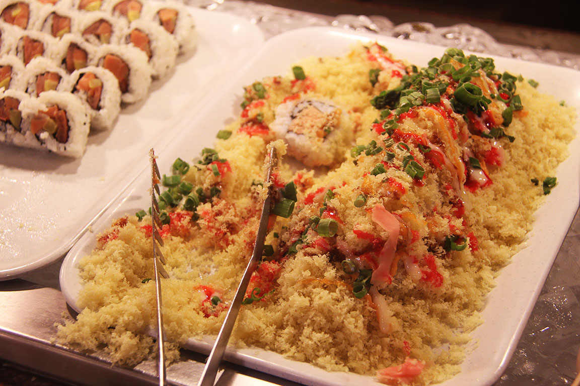 Panko Crusted Sushi at Grand Buffet (Photo Credit: Sarah Pelfini)