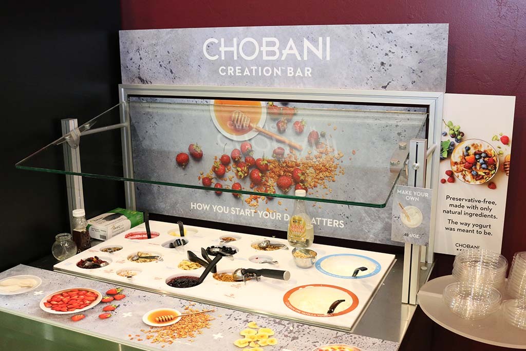 Core features one of the country's first Chobani Yogurt Stations