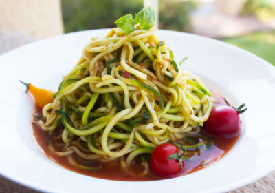 Zucchini Spaghetti with Marinara Sauce (Photo: Jaime Hall)