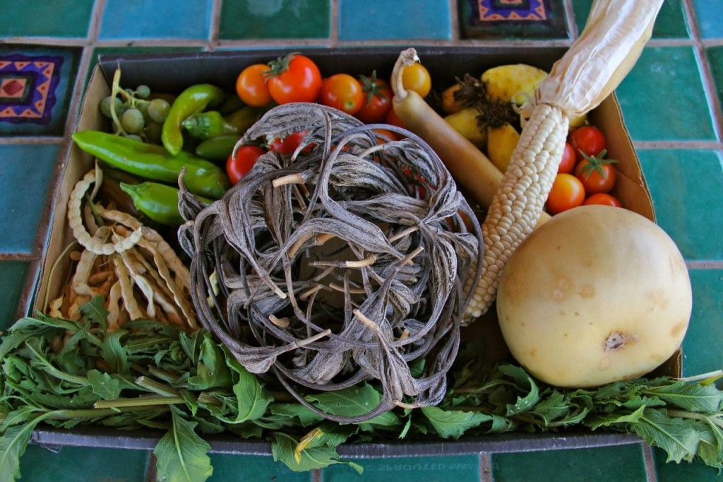 Produce from Mission Garden (Credit: Friends of Tucson’s Birthplace)