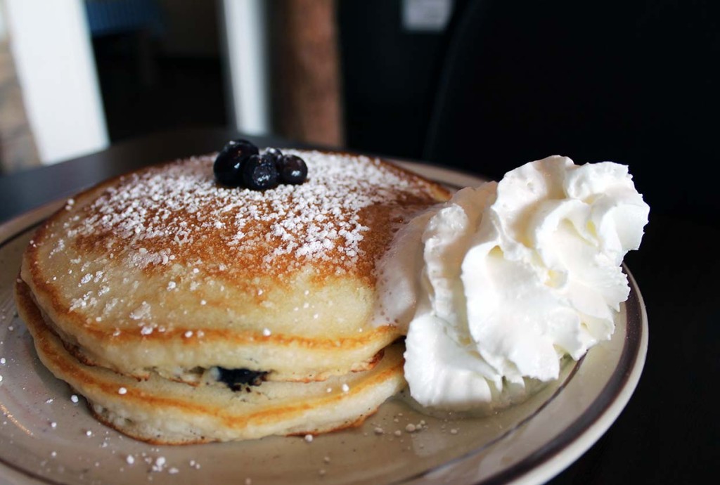 Blueberry Pancakes at Biscuits Country Cafe