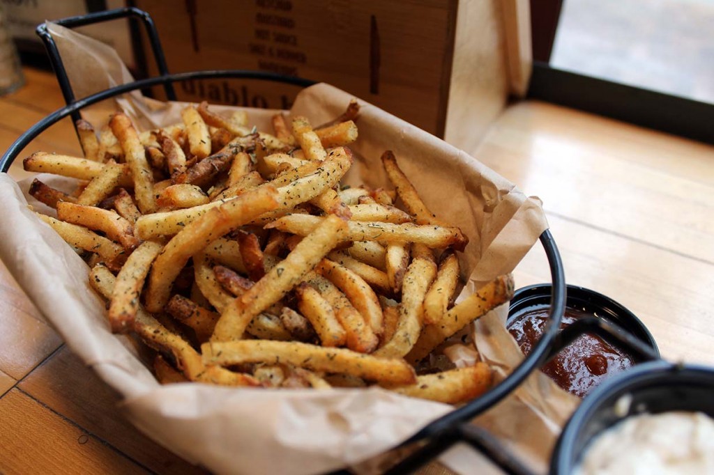 House-Made Fries At Diablo Burger (Credit: Theresa Delaney)