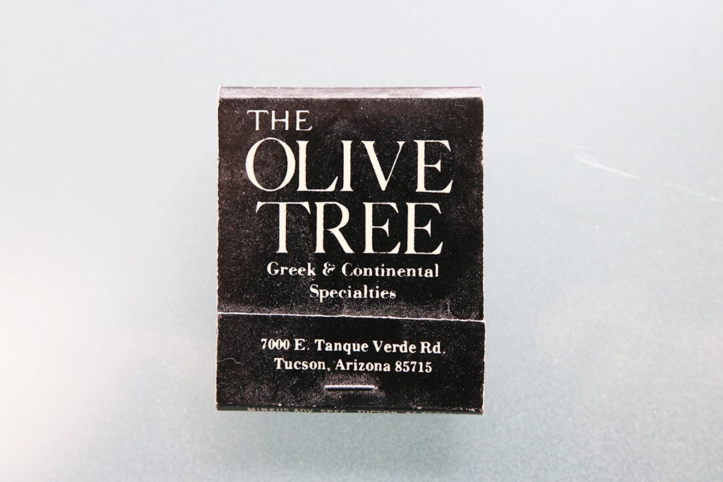 Olive Tree Matchbook