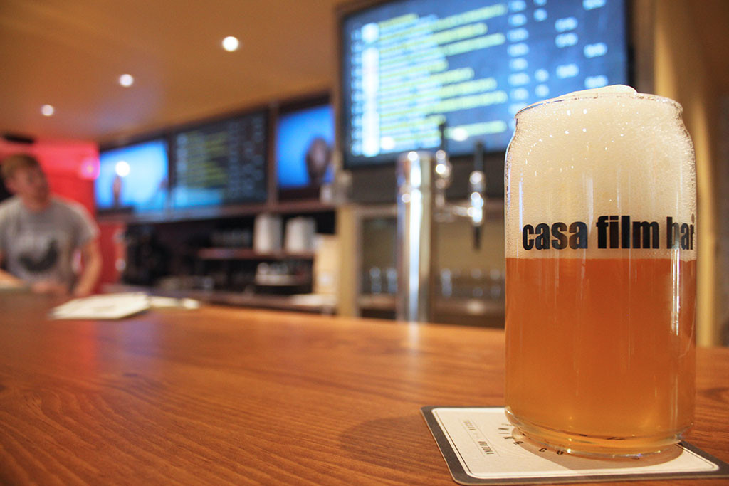 Casa Film Bar will feature more than 300 craft beer bottle and can selections and 20 draft taps. (Credit: Ty Young)