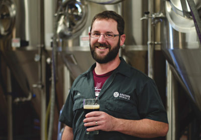 Dragoon Brewing Co. head brewer and co-founder Eric Greene (Image courtesy of Dragoon Brewing Co.)