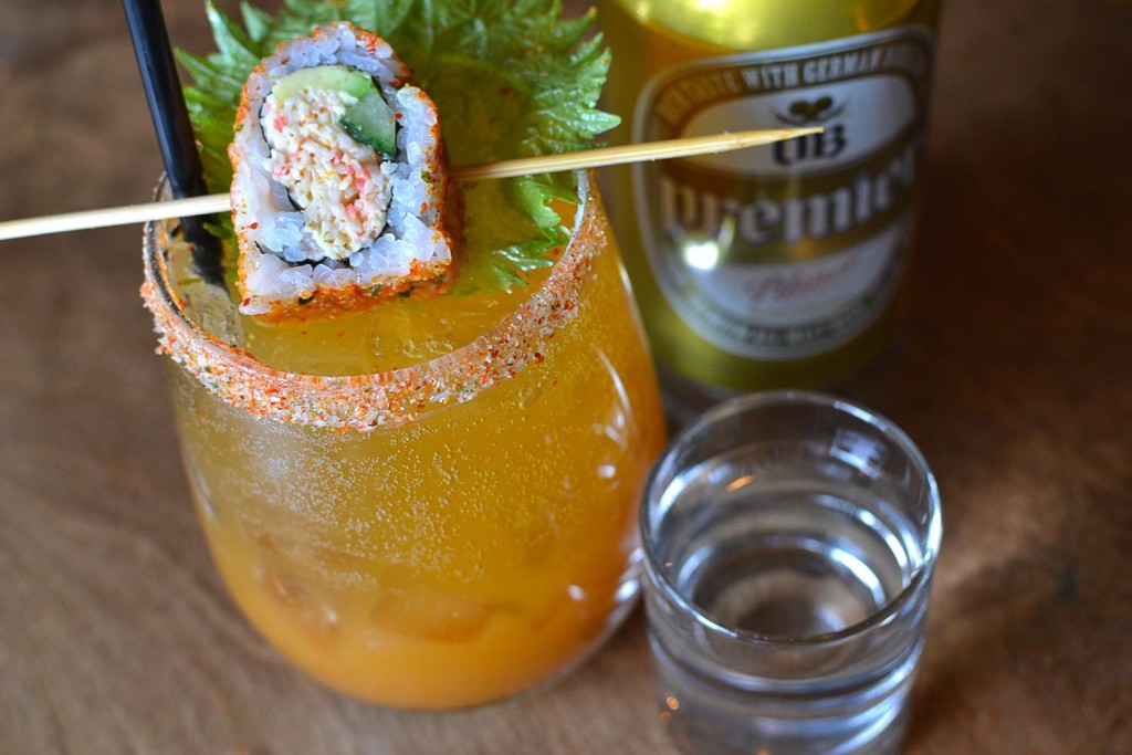I Want My Umami cocktail at OBON + Sushi + Bar + Ramen (Credit: Matthew Martinez)