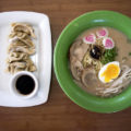 Gyoza and tonkotsu ramen at Snow Peas Modern Asian Kitchen (Credit: Jackie Tran)