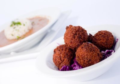 Guedry's gumbo and hushpuppies from the Parish (Credit: The Parish)