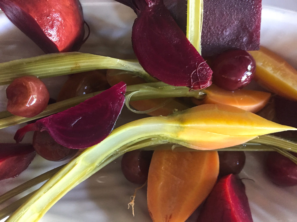 Pickled beets, carrots, loquats, grapes at Agustin Kitchen (Credit: Agustin Kitchen)