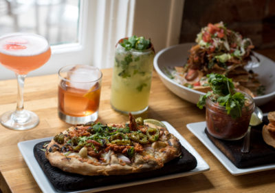 Happy hour items at Pasco Kitchen & Lounge (Credit: Jackie Tran)
