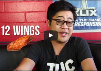Jacke Tran attempts Afterburner Challenge at Wings Over Broadway