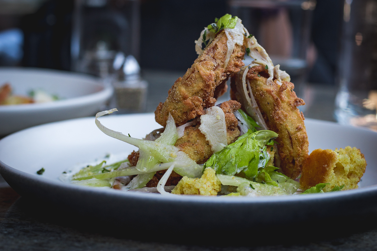 Fried Green Tomatoes at Commoner & Co. (Credit: Jackie Tran)