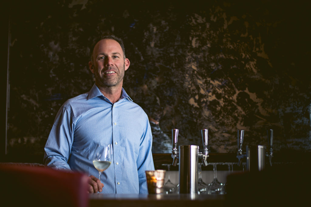 Co-owner Todd Getzelman at REVEL Wine & Beer Bar (Credit: Jackie Tran)