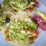Macho taco, octopus taco, and pescado taco at BOCA Tacos y Tequila (Credit: Jackie Tran)