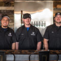 Jeff Kaber, Jeremy Pye, and Matt Pye at Copper Mine Brewing Company (Credit: Jackie Tran)