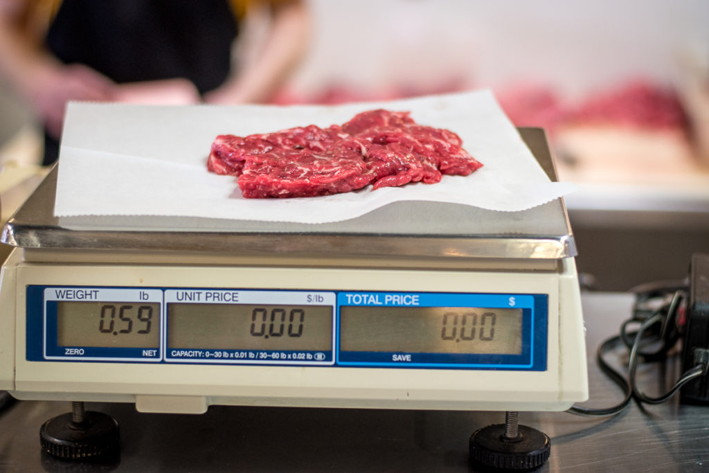 "Ugly steak" at Dickman's Meat & Deli (Credit: Jackie Tran)