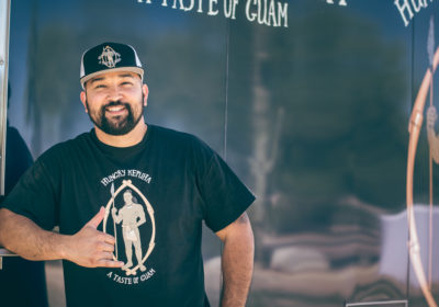 Owner and chef Anthony Ooka from Hungry Kepuha (Credit: Jackie Tran)