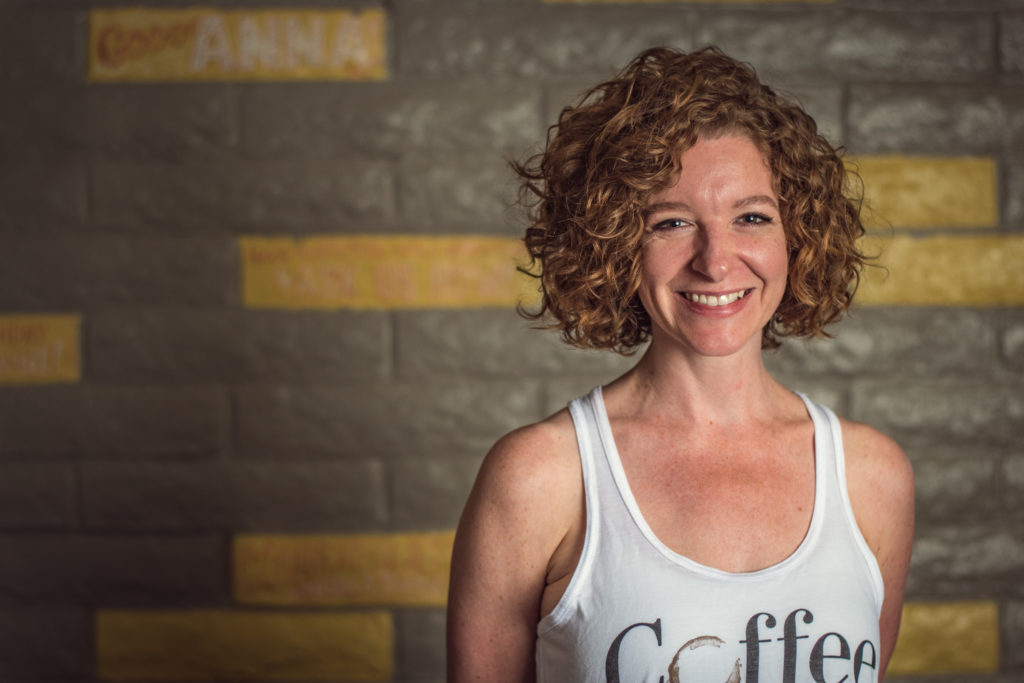 Anna Perreira at Yellow Brick Coffee (Credit: Jackie Tran)