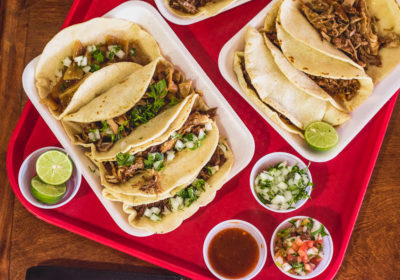 Assorted tacos at Carnitas La Yoca (Credit: Jackie Tran)