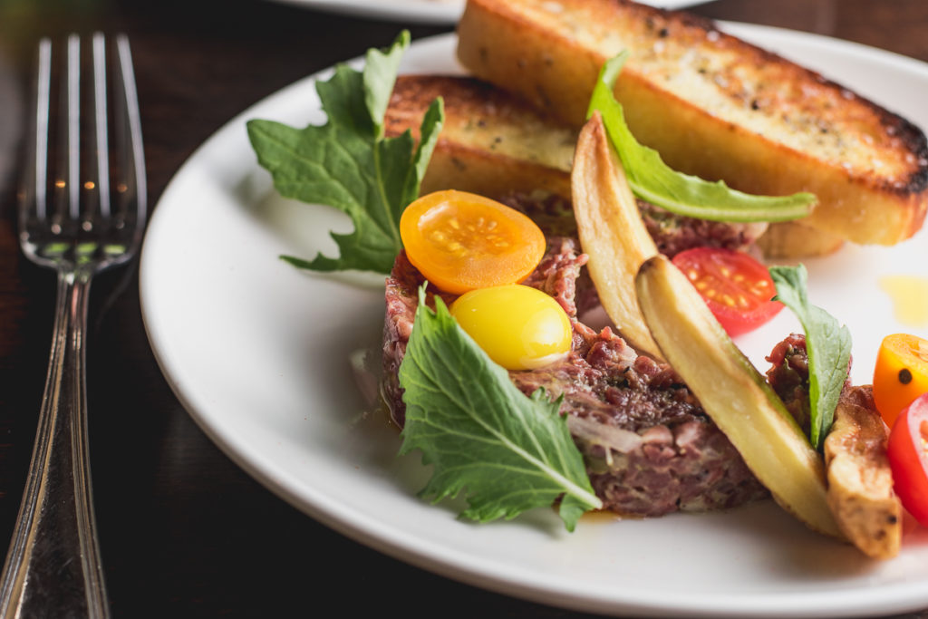 Beef Tartare Nicoise at Lodge on the Desert (Credit: Jackie Tran)