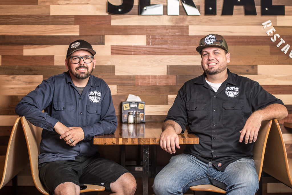 William Miller and Travis Miller, co-owners of Serial Grillers and Craft, A Modern Drinkery (Jackie Tran)