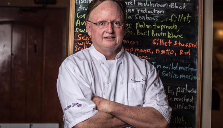 Executive chef Steven Schultz at Wild Garlic Grill (Credit: Jackie Tran)