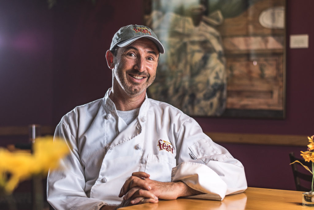 Executive chef Doug Levy at Feast (Credit: Jackie Tran)