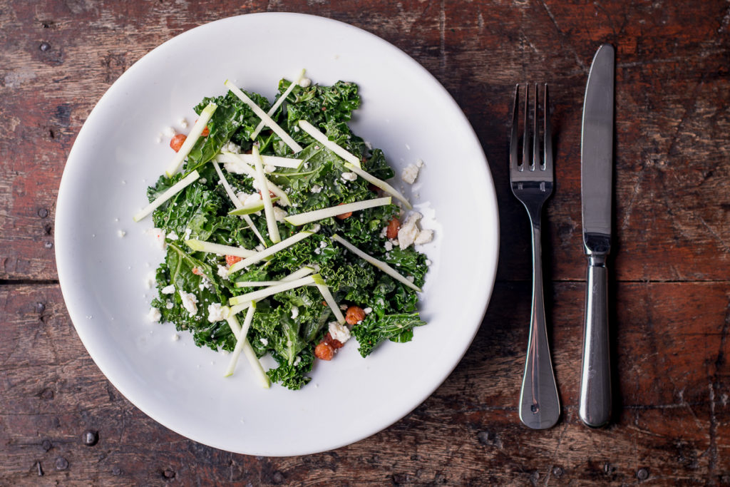 Wilted Kale Salad from Agustin Kitchen (Credit: Jackie Tran)