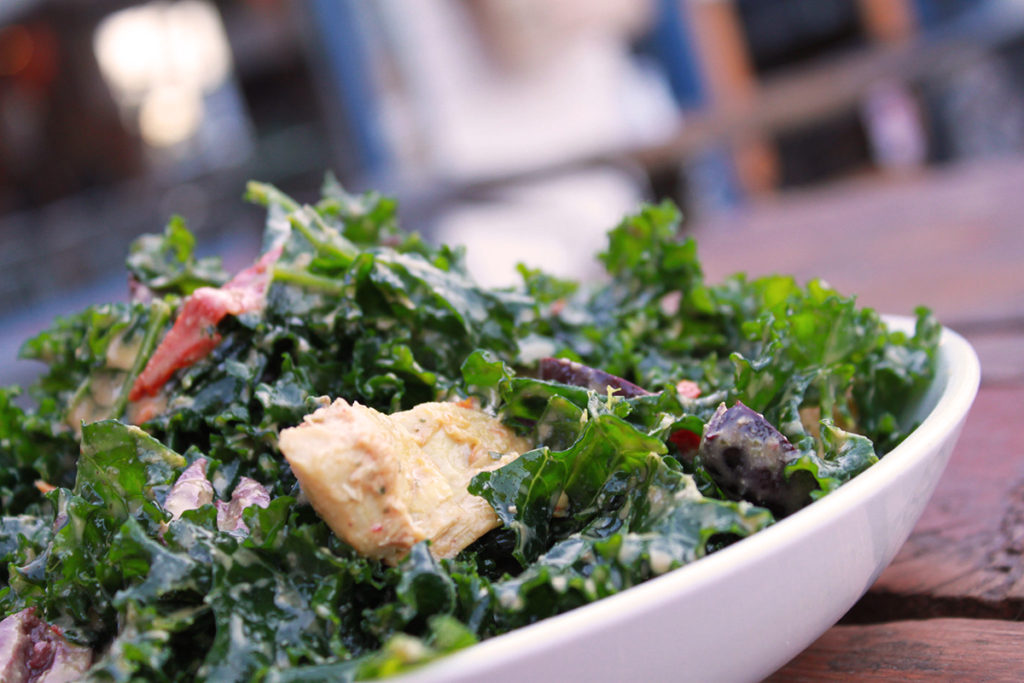 Kale Salad at Falora (Credit: Adam Lehrman)