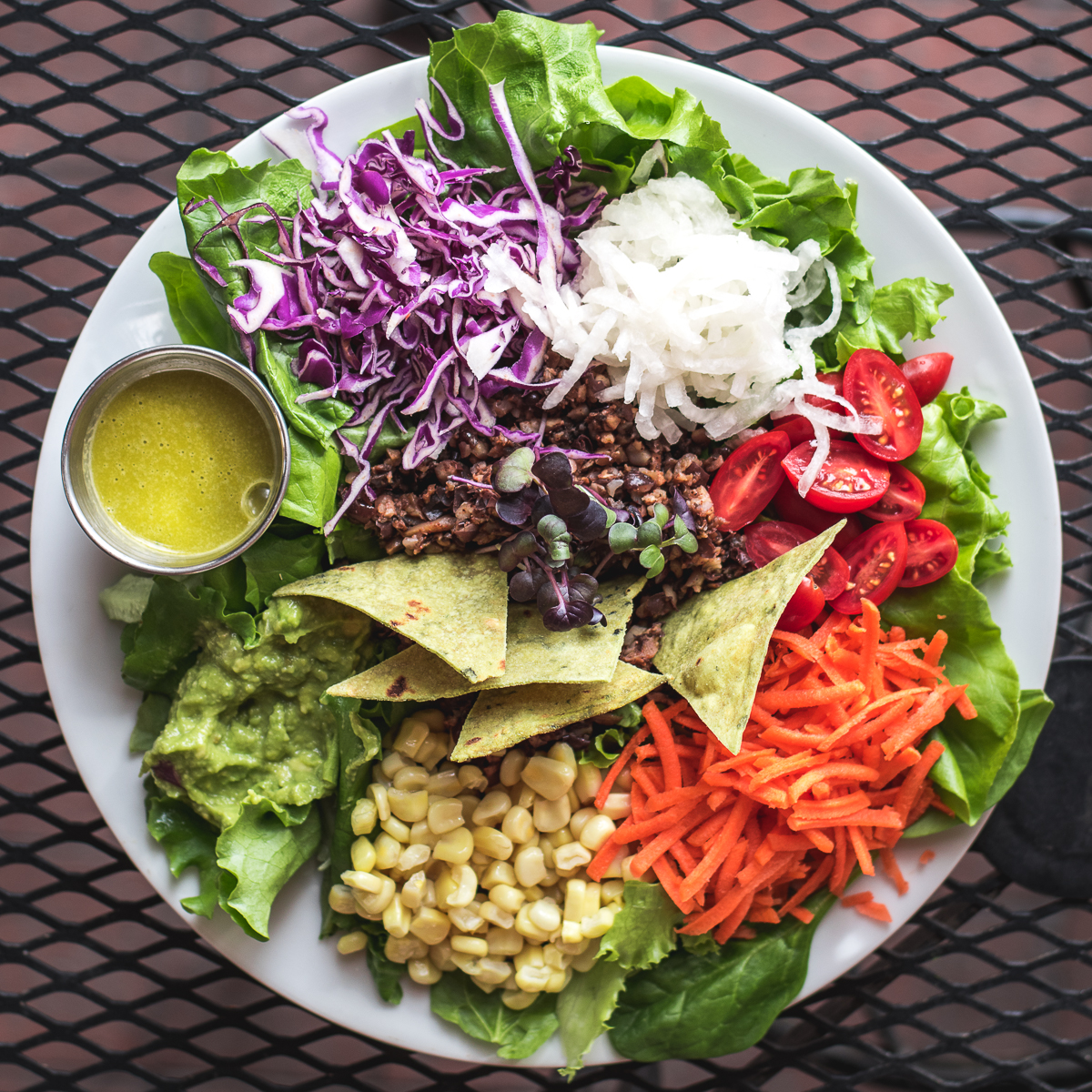 Healthy Heart Taco Salad at Urban Fresh (Credit: Jackie Tran)
