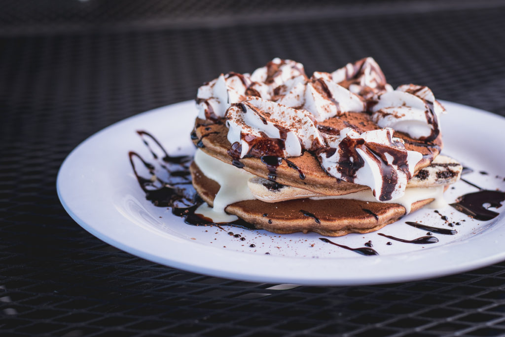 Tiramisu Pancake special at Baja Cafe Marana (Credit: Jackie Tran)