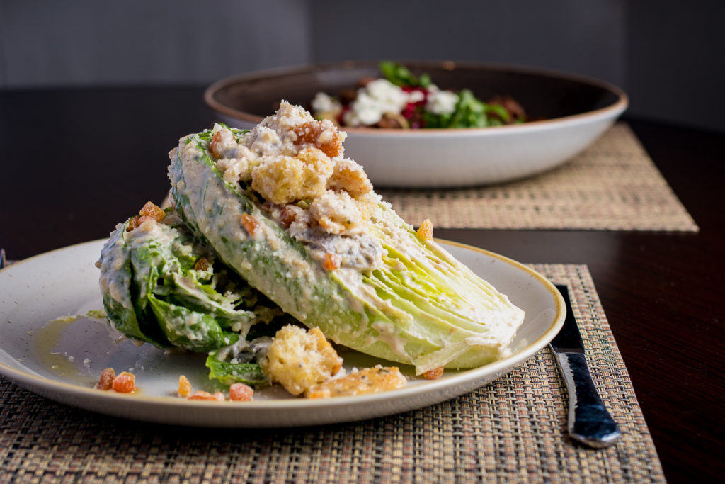 Caesar Salad at Alloro D.O.C. Italian Trattoria and Chophouse (Credit: Jackie Tran)