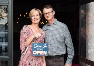Arizona Wine Collective owners Pete Snell and Jeanne Snell (Credit: Craven Social)