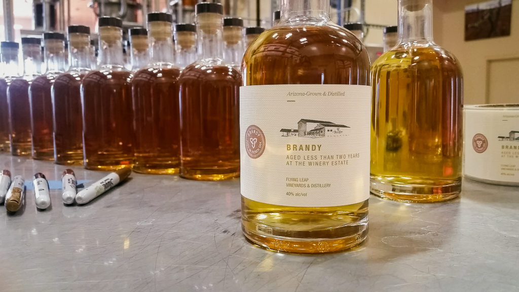 Brandy at Flying Leap Vineyards & Distillery (Photo courtesy of Flying Leap Vineyards & Distillery)