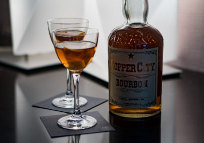 The Cattle Drive ritual cocktail with Copper City Bourbon at the AC Hotel (Credit: Jackie Tran)