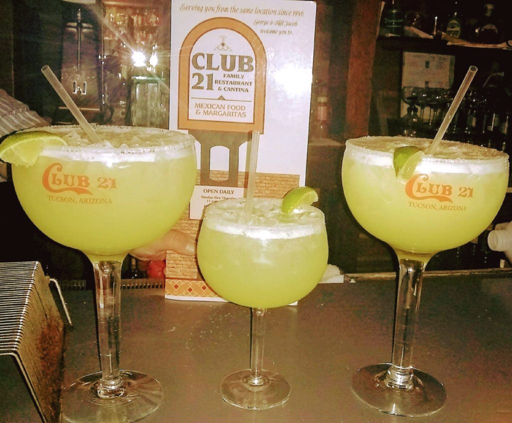 Margaritas (Photo courtesy of Club 21 Mexican Restaurant on Facebook)