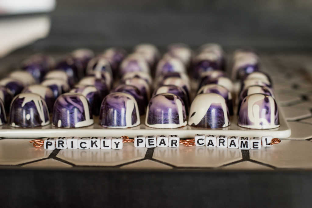 Get back to your Prickly Pear Caramel chocolate at the Monsoon Chocolate reopening (Credit: Jackie Tran)