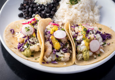 Tacos de Langosta at Contigo Latin Kitchen (Credit: Jackie Tran)