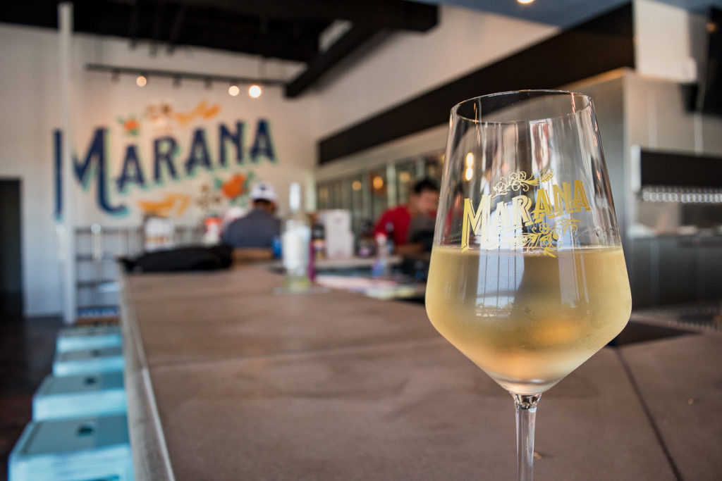 Wine at Casa Marana Craft Beer + Wine (Credit: Jackie Tran)