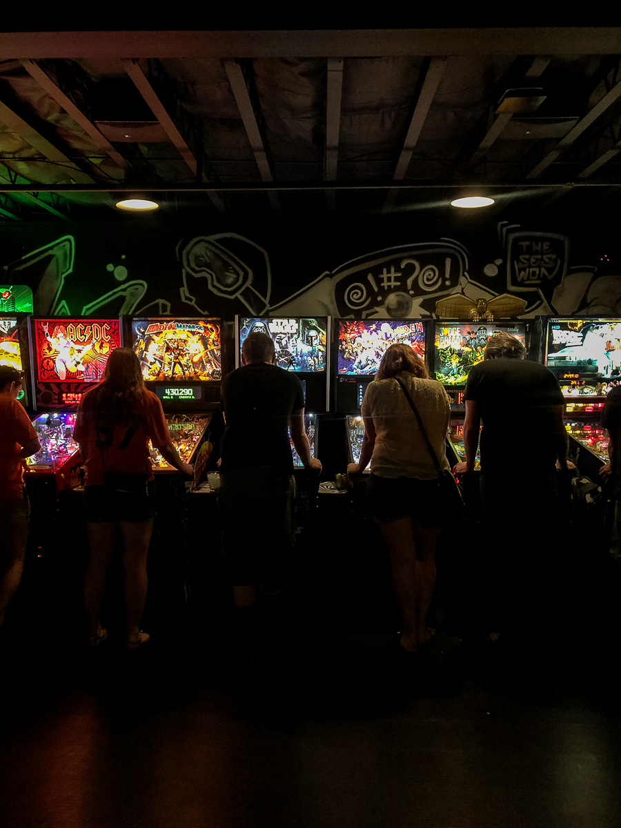 Pinball at Cobra Arcade Bar (Credit: Melissa Stihl)