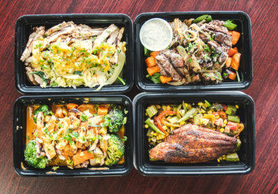 Prepared hot meals at the Hidden Grill (Credit: Jackie Tran)