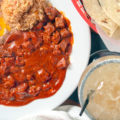 Red chile pork and margarita at Goyita's (Credit: Jaime Lawhorn)