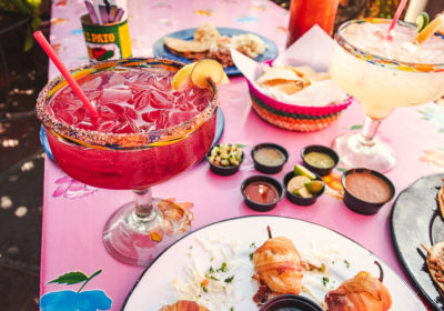 Prickly Pear Margarita at La Botana Tacos + Patios + Amigos (Credit: Jackie Tran)