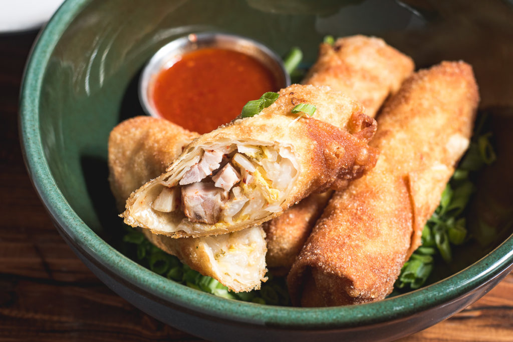 Pork Belly Egg Rolls at Thunder Canyon Brewstillery (Credit: Jackie Tran)