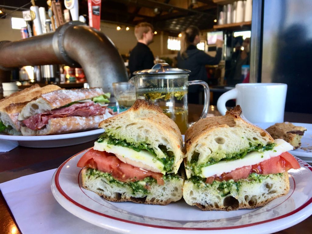 Caprese Sandwich at Time Market (Credit: Kate Severino)