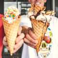 Ice cream cones at Desert Dream Ice Creamery (Credit: Jackie Tran)