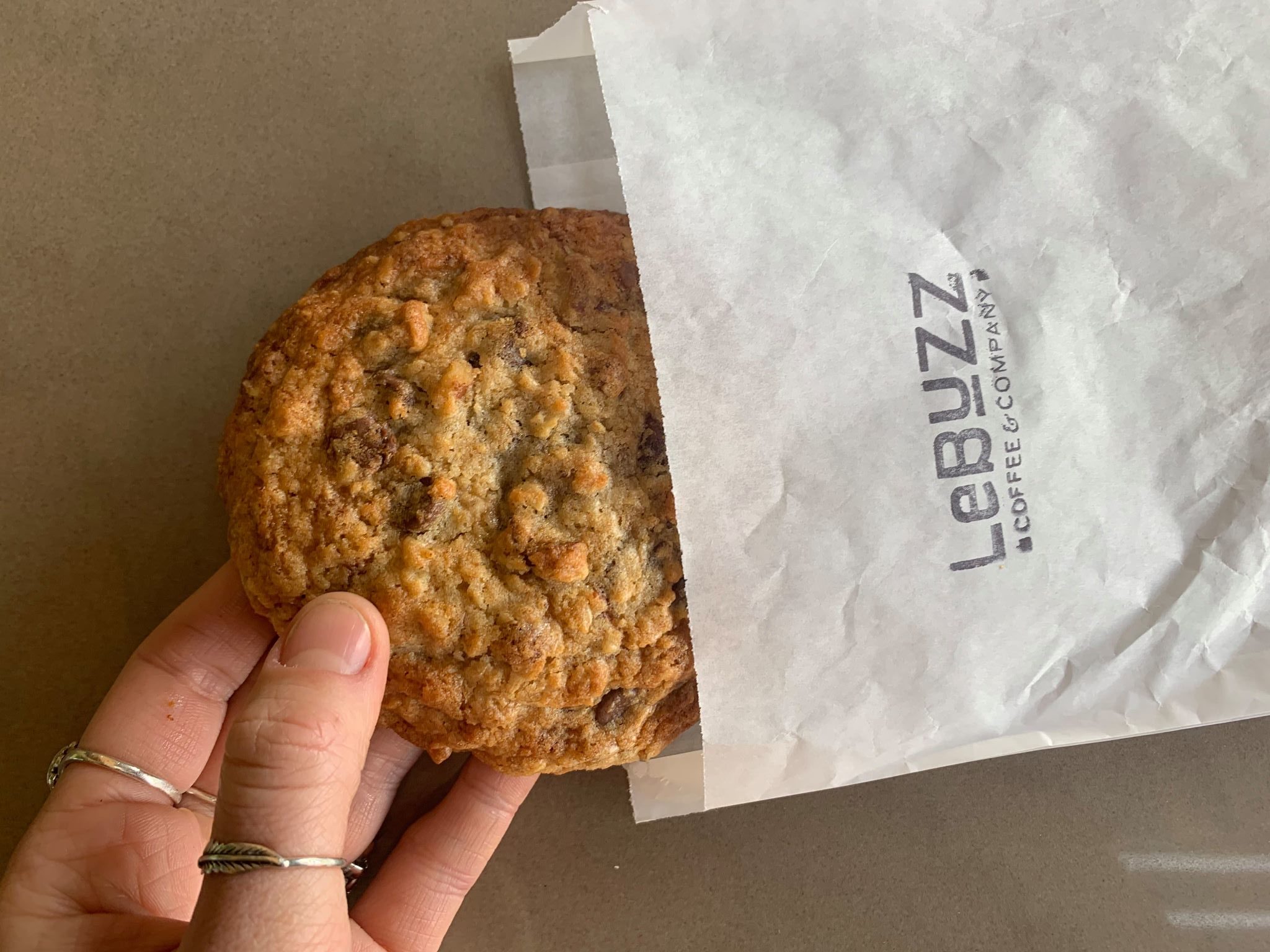 Le Buzz Cookie from Le Buzz Caffe (Credit: Kate Severino)